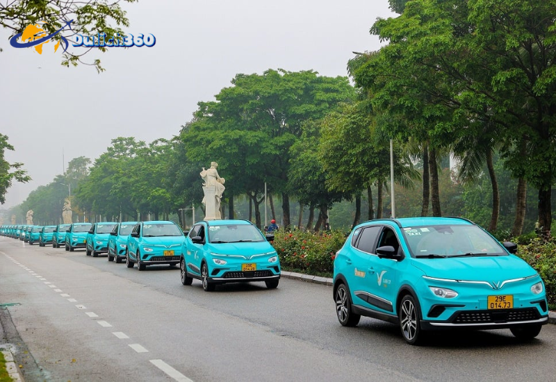 taxi là phương tiện di chuyển khá phổ biến